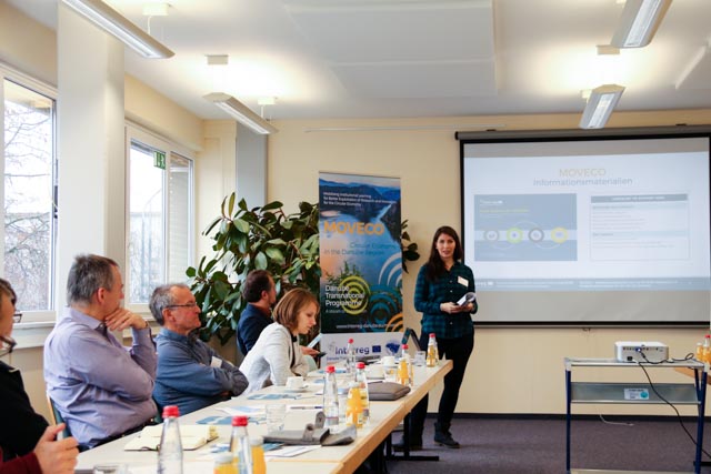 Elisabeth Beer (UCB) presented the “Circular Economy Toolbox“ (Image credits: Umweltcluster Bayern)