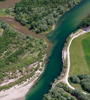 Drava River in Croatia