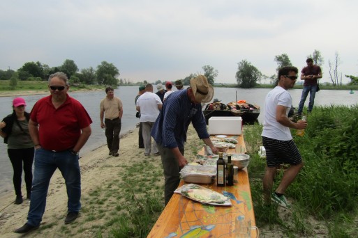 Project partners on Havel River