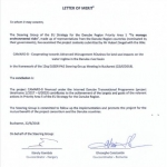 Letter of Merit - EUSDR PA5
