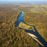 The Mura River in winter - invasive species and plastic pollution