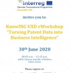 UXD eWorkshop “Turning Patent Data into Business Intelligence”